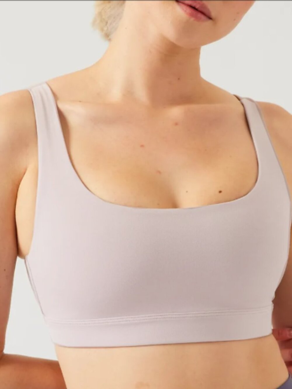 NWT Athleta Exhale Bra, lilac, Size small